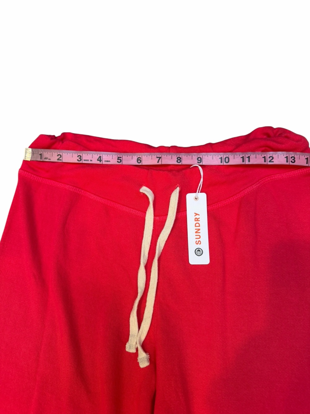 NWT Sundry Heart Graphic Red Sweatpants Joggers - Picture 6 of 10